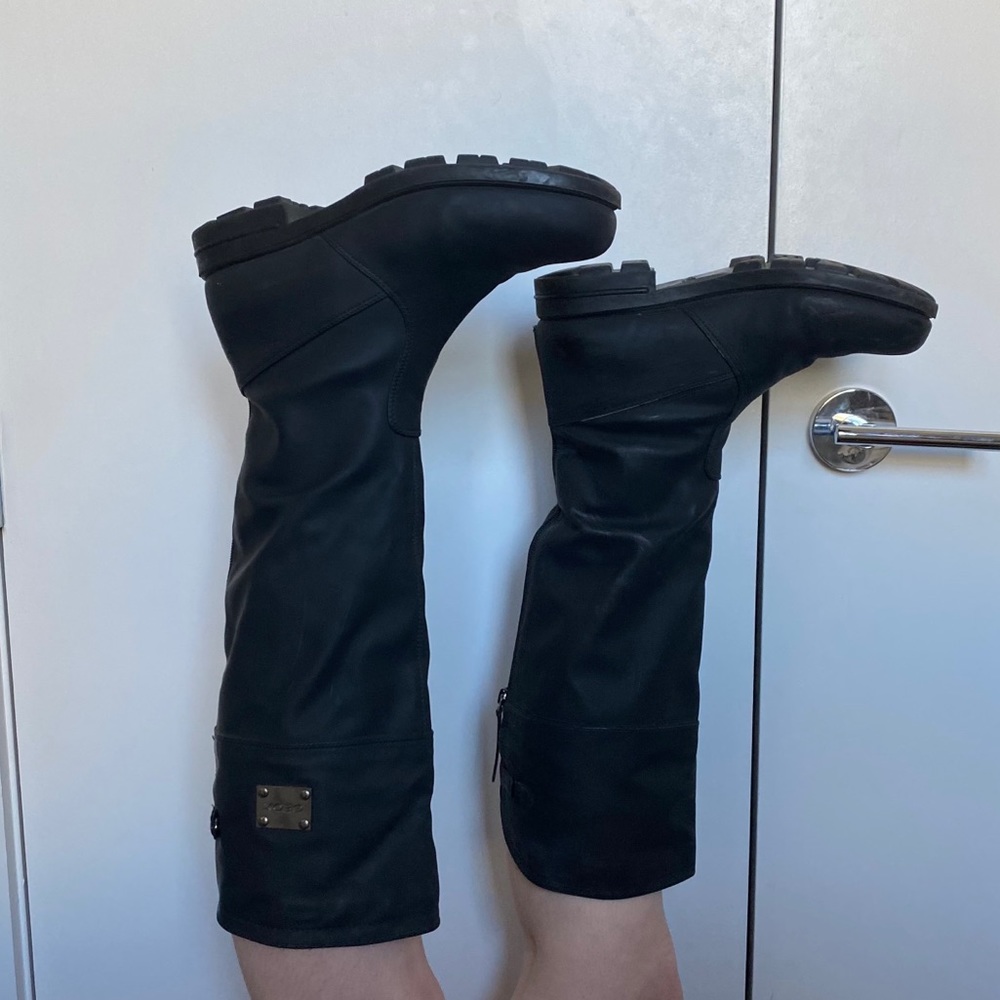 Geox Matte Black snow boot